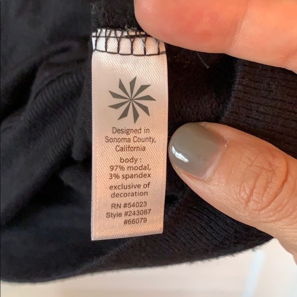 Athleta Studio Boatneck ZIP Sweatshirt - Picture 5 of 8